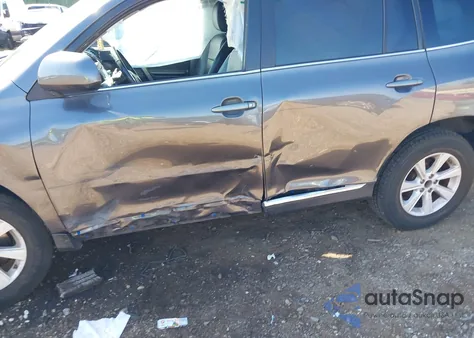 2012 Toyota Highlander Se V6 z USA, uszkodzony, nr VIN 5TDZK3EH4CS086979